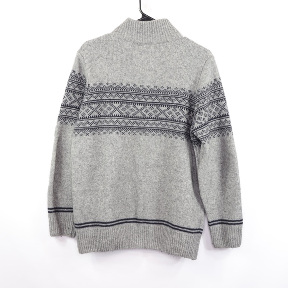 Lorenzo Magni Mens Small Full Zip Sweater Gray - Picture 4 of 5